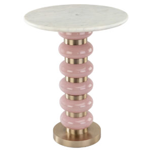 End table Villeray pink Bijzettafel