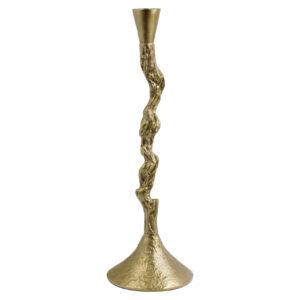 Candle holder Mona brass antique Kandelaar