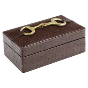Storage box Rex dark brown small Opbergdoos