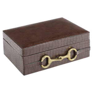 Storage box Rex dark brown large Opbergdoos