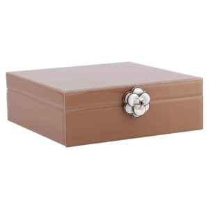 Storage box Floral brown large Opbergdoos