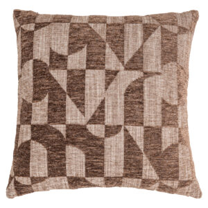 Cushion Aria brown geomatric Kussen