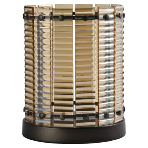 Hurricane light Crane brown small Windlicht