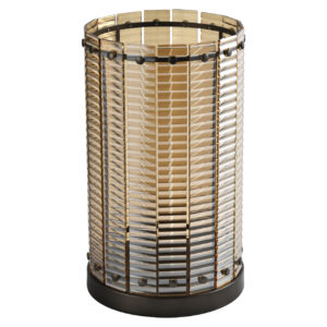 Hurricane light Crane brown large Windlicht