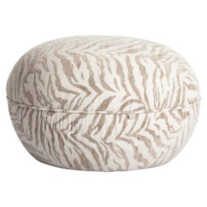 Pouffe & Footstool Jace beige tiger Poef & Voetenbank