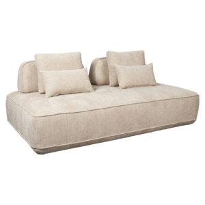 Sofa Tudor natural boldweave 2,5-seater movable backrest Bank
