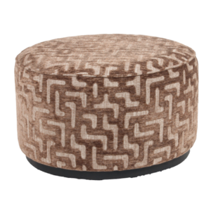 Pouffe & Footstool Adele brown chunky Poef & Voetenbank