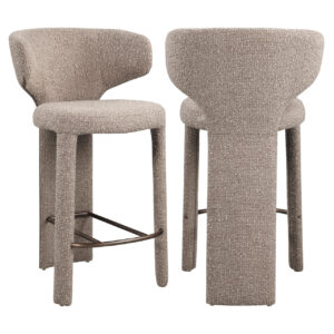 Counter stool Viola mocca chunky Counterstoel