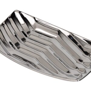 CENTRO DE MESA CERAMICA PLATEADO 31x18x4 CM