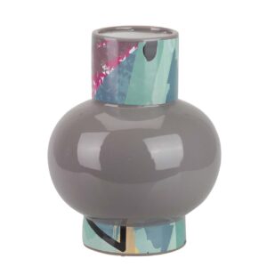 JARRON CERAMICA DEGRADADO 28x28x36 CM
