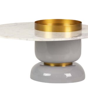 MESA CENTRO MARMOL GAHE 79x79x41 CM