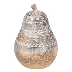 FIGURA PERA RESINA 10x10x14 CM