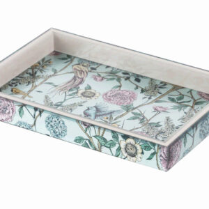 BANDEJA CRISTAL IMPRESION FOIL 26x18x3 CM