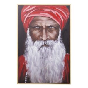 CUADRO HOMBRE 80% PINTADO A MANO MARCO 80x4x120 CM