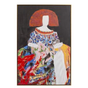 CUADRO MENINA 80% PINTADO A MANO 80x4x120 CM