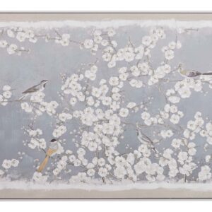 CUADRO ALMENDRO 80% PINTADO A MANO 120x4x80 CM