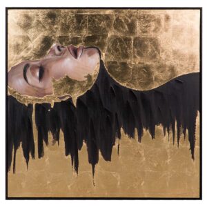 CUADRO MUJER FOIL 100x4x100 CM