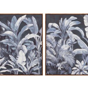 SET 2 CUADROS ARBOLES 80% PINTADO A MANO 80x4x80CM