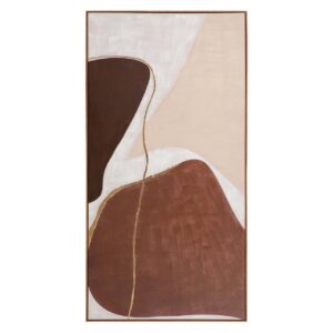 CUADRO ABSTRACTO 80%PINTADO A MANO FOIL 90x4x180CM