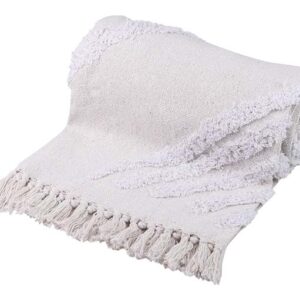 MANTA PLAID ALGODON TEJIDA A MANO 125x150 CM