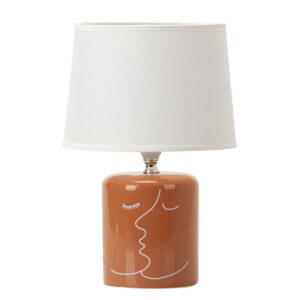 LAMPARA SOBREMESA CERAMICA 19x19x30 CM