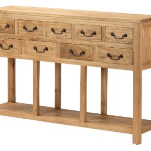 CONSOLA MADERA MINDI 120x30x80 CM