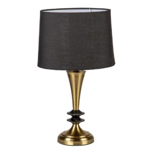 LAMPARA SOBREMESA METAL 25x25x45 CM