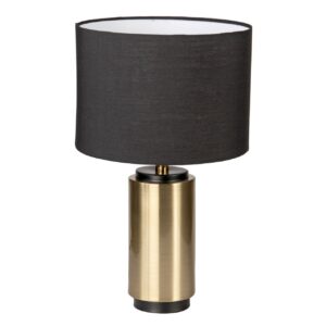 LAMPARA SOBREMESA METAL 25x25x42 CM