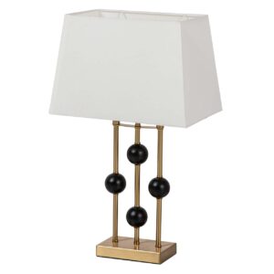 LAMPARA SOBREMESA METAL 28x22x55 CM