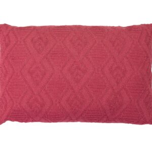 COJIN HILO BORLONES VINO 60x15x40 CM