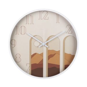 RELOJ PARED METAL BLANCO 40x4,5X40 CM