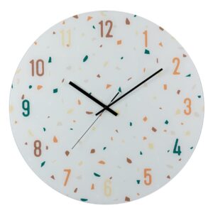 RELOJ PARED TERRAZO 60x4,5x60 CM