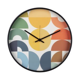 RELOJ PARED METAL MULTICOLOR 40x4,5X40 CM