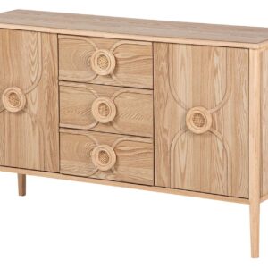 APARADOR MDF MARRON 130x38x80 CM