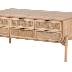 MESA CENTRO MDF MARRON 110x56x45 CM