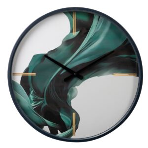 RELOJ PARED METAL CRISTAL 50x6x50 CM