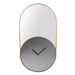 RELOJ PARED METAL ESPEJO 40x3x75 CM