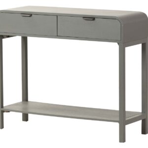 CONSOLA MDF PINO GRIS NEGRO 90x32x75 CM