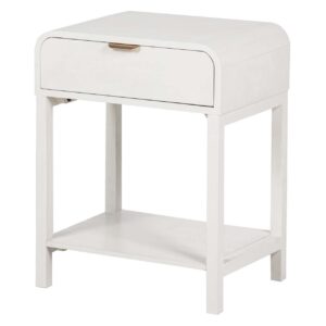 MESITA MDF PINO BLANCO DORADO 48x36x61 CM