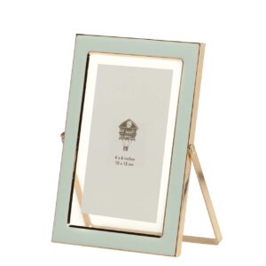 PORTAFOTOS METAL VERDE 10x15 CM