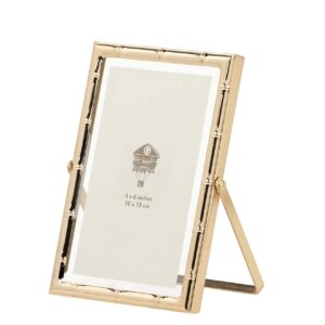 PORTAFOTOS METAL DORADO 10x15 CM