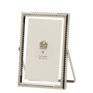 PORTAFOTOS METAL PLATEADO 10x15 CM