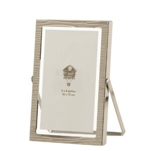 PORTAFOTOS METAL PLATEADO 10x15 CM