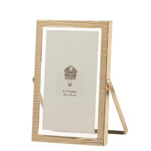 PORTAFOTOS METAL DORADO 10x15 CM