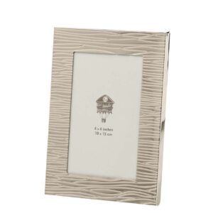 PORTAFOTOS METAL PLATEADO 10x15 CM