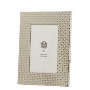 PORTAFOTOS METAL PLATEADO 10x15 CM