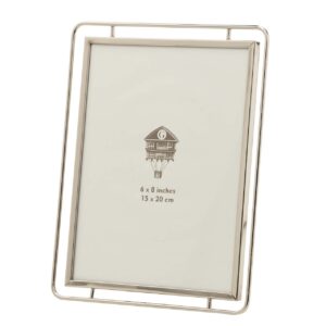 PORTAFOTOS METAL PLATEADO 15x20 CM
