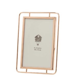 PORTAFOTOS METAL ROSA 10x15 CM