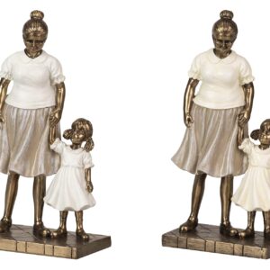 ABUELA CON NIÑA RESINA SURTIDOS 13x8x24 CM