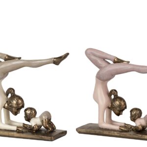 MUJER CON NIÑA RESINA SURTIDOS 18x6x15 CM